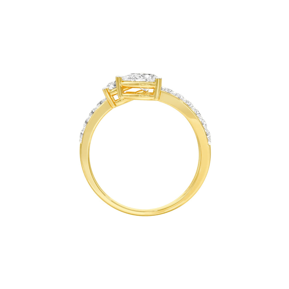 DLR001421 18 KT / Yellow Gold / 22