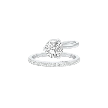 DLR001422 18 KT / White Gold / 22