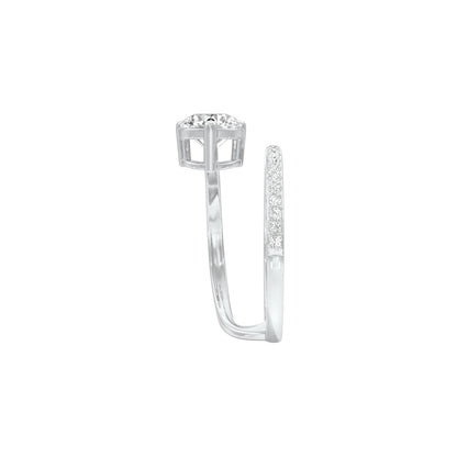 DLR001422 18 KT / White Gold / 22
