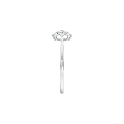 DLR001424 18 KT / White Gold / 22