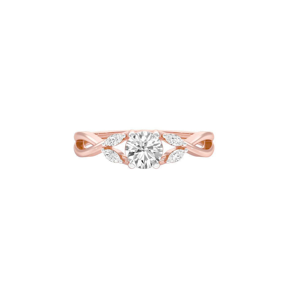 DLR001425 18 KT / Rose Gold / 22
