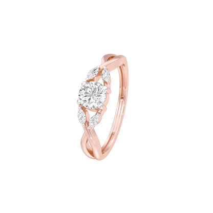 DLR001425 18 KT / Rose Gold / 22