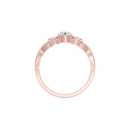 DLR001425 18 KT / Rose Gold / 22