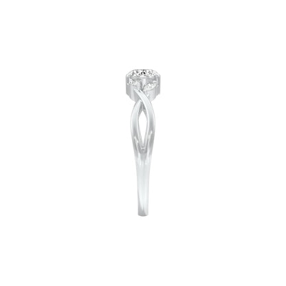DLR001425 18 KT / White Gold / 22