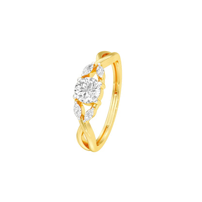 DLR001425 18 KT / Yellow Gold / 22