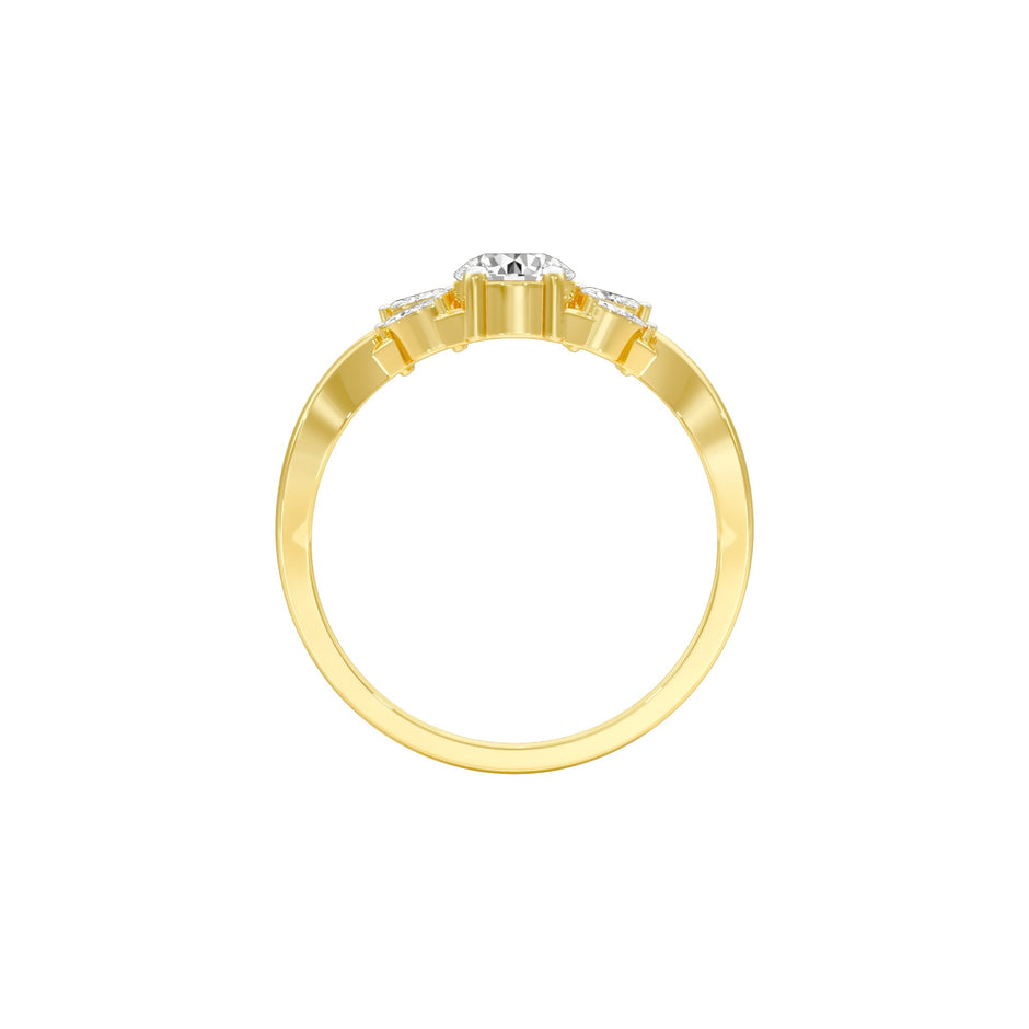 DLR001425 18 KT / Yellow Gold / 22