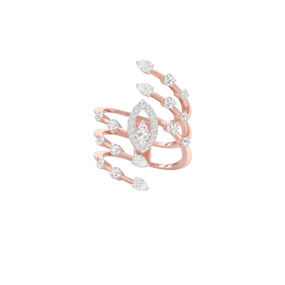 Radiance Blush Diamond Ring 18 KT / Rose Gold / 22
