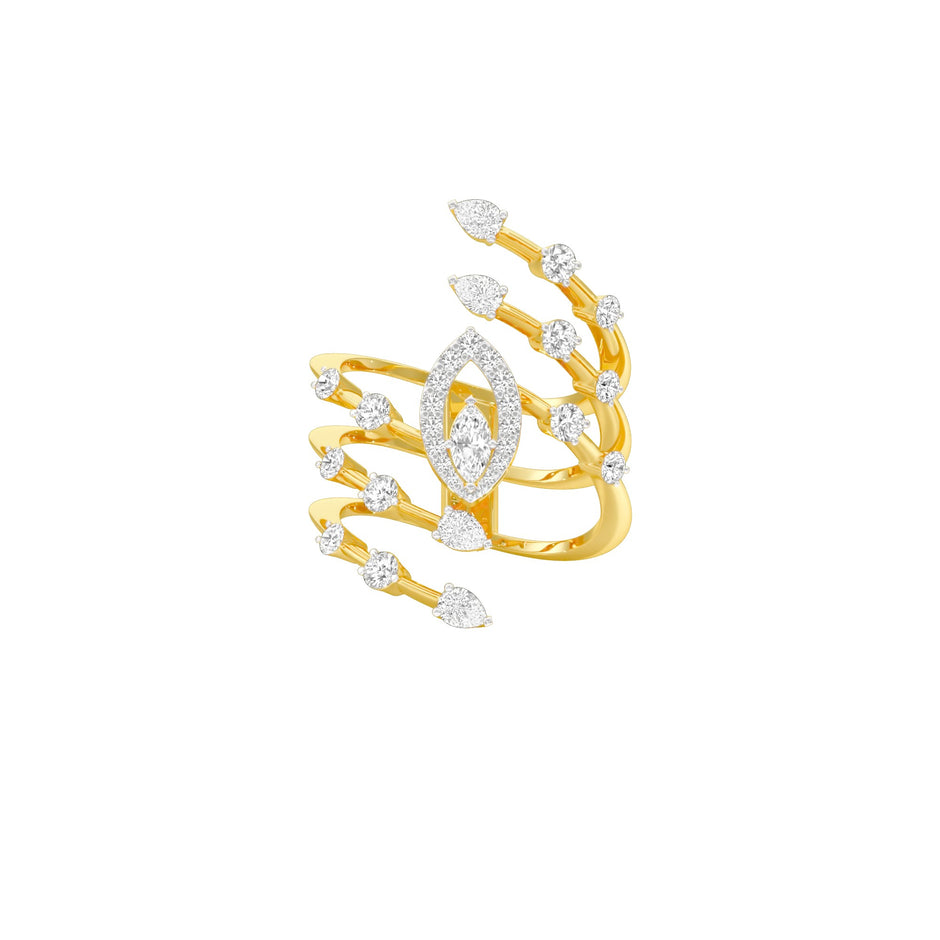Radiance Blush Diamond Ring 18 KT / Yellow Gold / 22