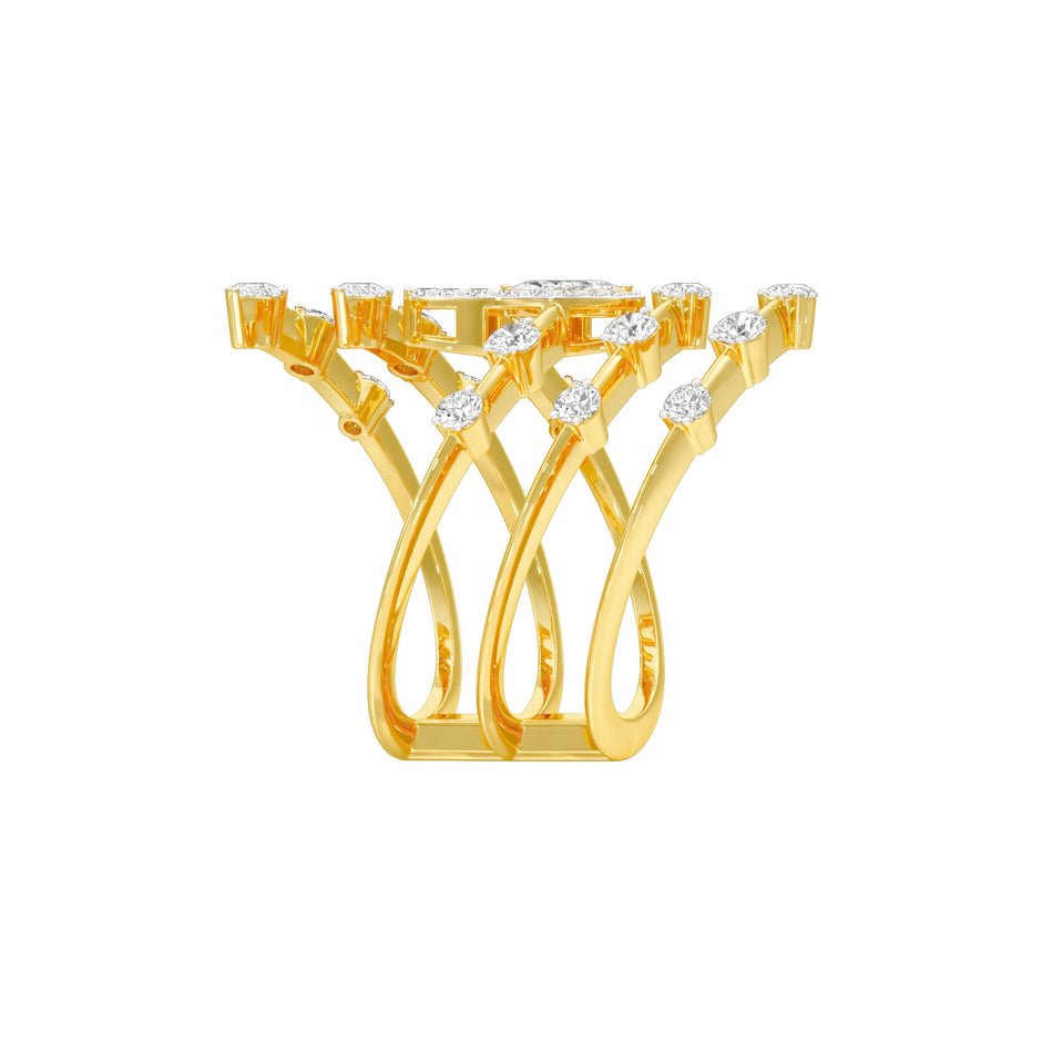 Radiance Blush Diamond Ring 18 KT / Yellow Gold / 22