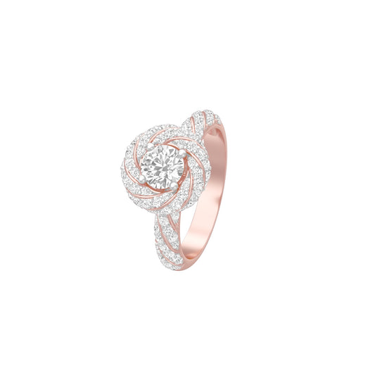 I'm His Diamond Engagement Ring 18 KT / Rose Gold / 18