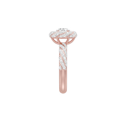 I'm His Diamond Engagement Ring 18 KT / Rose Gold / 18