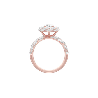 I'm His Diamond Engagement Ring 18 KT / Rose Gold / 18