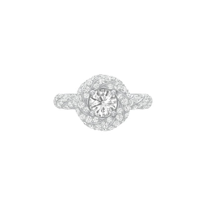 I'm His Diamond Engagement Ring 18 KT / White Gold / 18