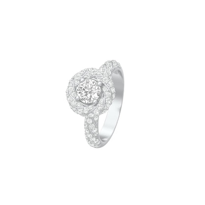 I'm His Diamond Engagement Ring 18 KT / White Gold / 18