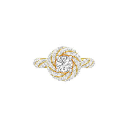 I'm His Diamond Engagement Ring 18 KT / Yellow Gold / 18