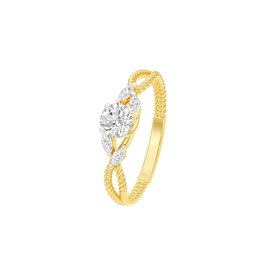 Chic Times Diamond Ring 18 KT / Yellow Gold / 22