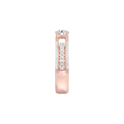 Soulmate Spark Diamond Engagement Ring 18 KT / Rose Gold / 22