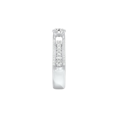 Soulmate Spark Diamond Engagement Ring 18 KT / White Gold / 22