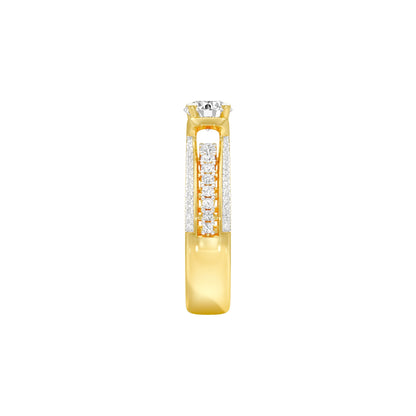Soulmate Spark Diamond Engagement Ring 18 KT / Yellow Gold / 22