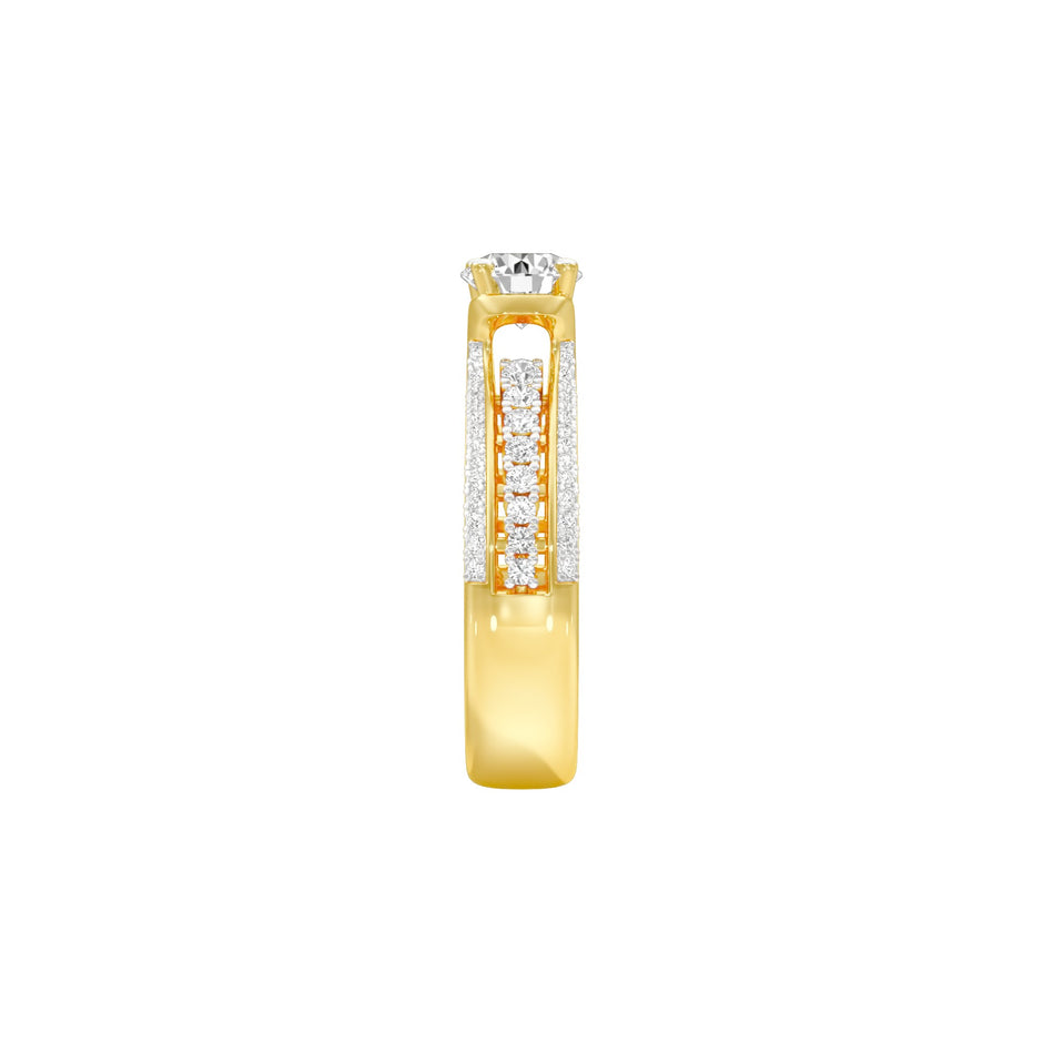 Soulmate Spark Diamond Engagement Ring 18 KT / Yellow Gold / 22