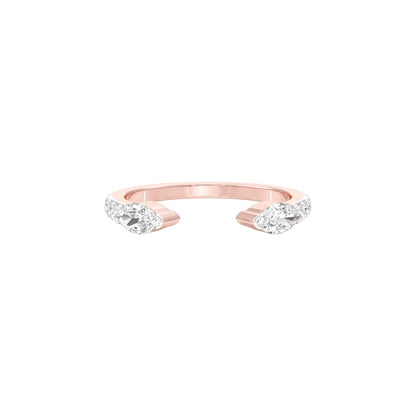 Creative Imprint Diamond Ring 18 KT / Rose Gold / 22