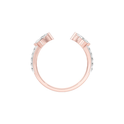 Creative Imprint Diamond Ring 18 KT / Rose Gold / 22