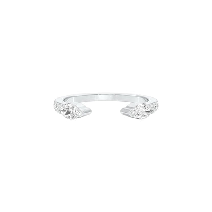 Creative Imprint Diamond Ring 18 KT / White Gold / 22