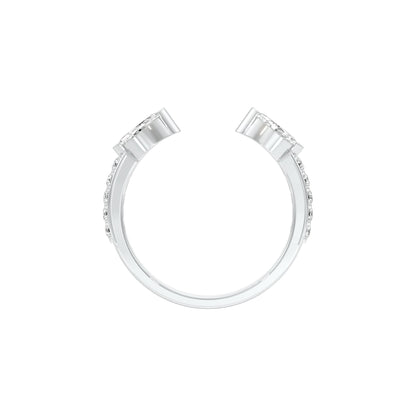 Creative Imprint Diamond Ring 18 KT / White Gold / 22