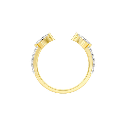 Creative Imprint Diamond Ring 18 KT / Yellow Gold / 22