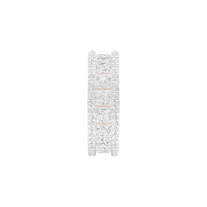 Shining PearDiamond Band Ring 18 KT / Rose Gold / 22