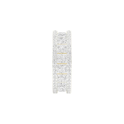 Shining PearDiamond Band Ring 18 KT / Yellow Gold / 22