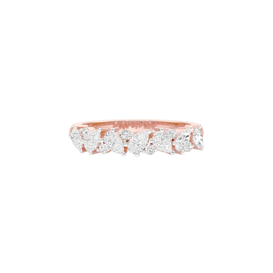 Ambition Sparkle Diamond Ring 18 KT / Rose Gold / 22