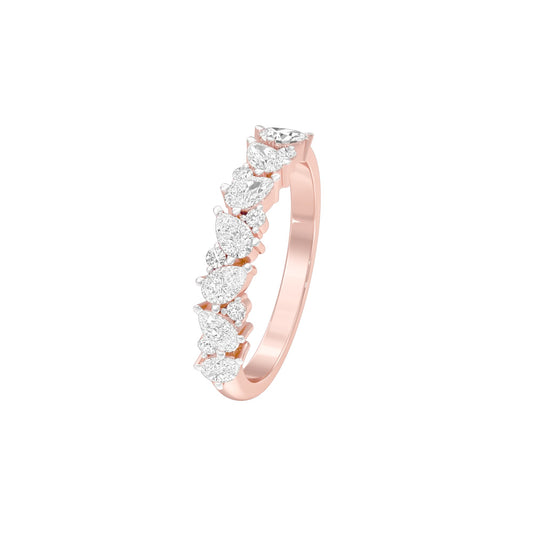 Ambition Sparkle Diamond Ring 18 KT / Rose Gold / 22