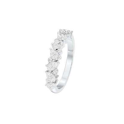 Ambition Sparkle Diamond Ring 18 KT / White Gold / 22