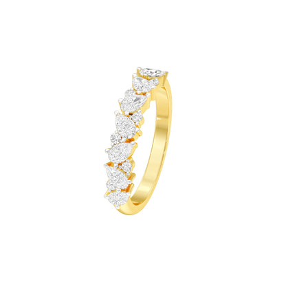 Ambition Sparkle Diamond Ring 18 KT / Yellow Gold / 22