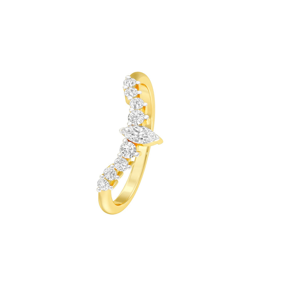 DLR001442 18 KT / Yellow Gold / 22