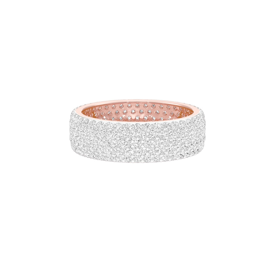 Nova Diamond Band Ring 18 KT / Rose Gold / 22