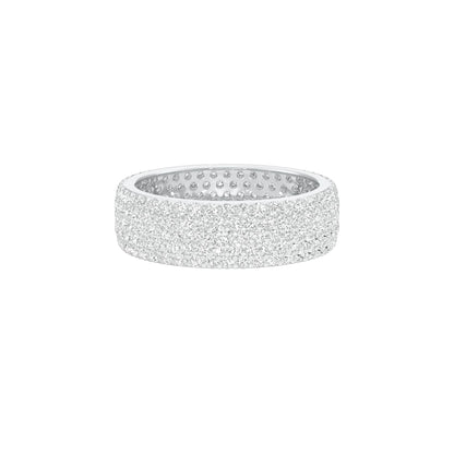 Nova Diamond Band Ring 18 KT / White Gold / 22
