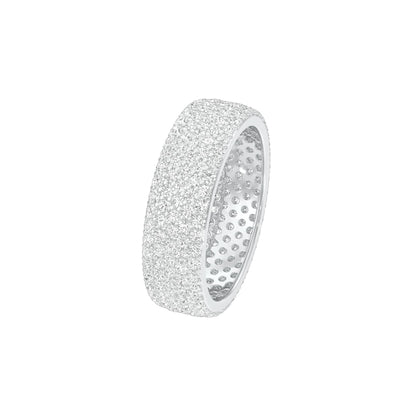 Nova Diamond Band Ring 18 KT / White Gold / 22