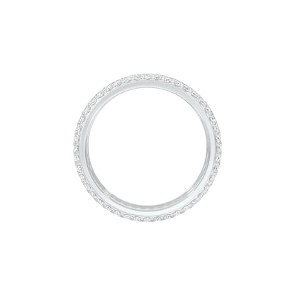 Nova Diamond Band Ring 18 KT / White Gold / 22