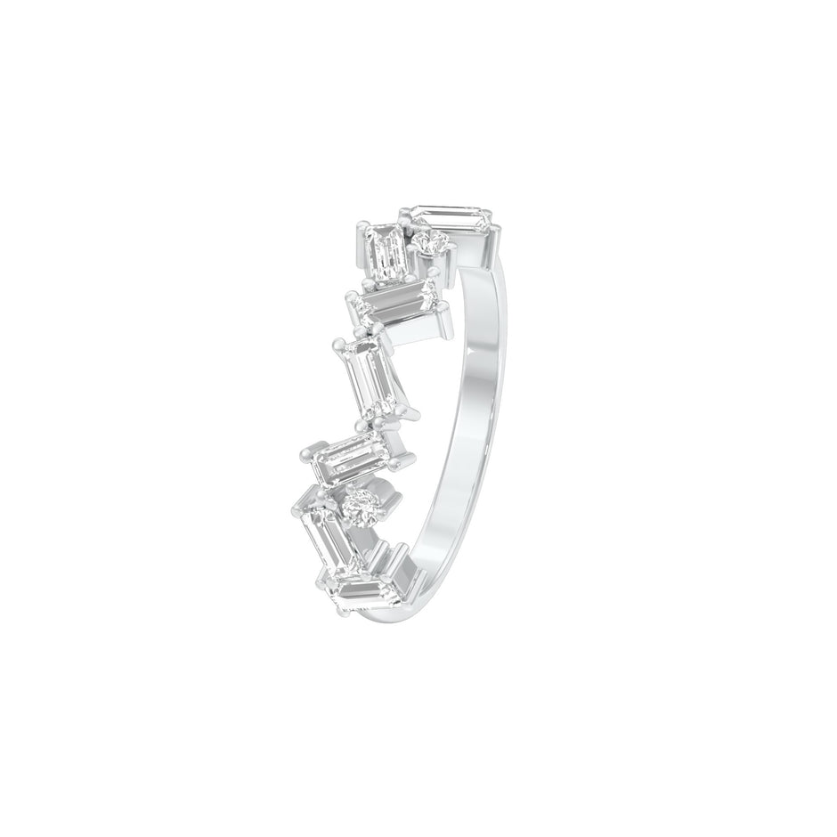 DLR001445 18 KT / White Gold / 22
