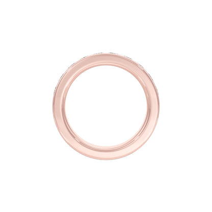 Emilia Circle Diamond Band Ring 18 KT / Rose Gold / 22