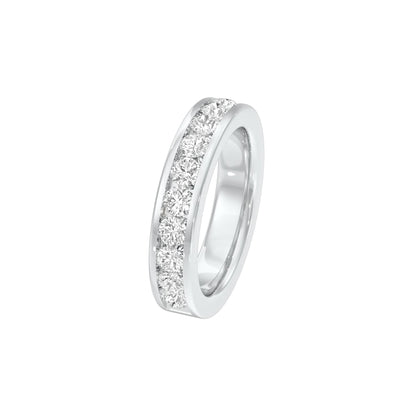 Emilia Circle Diamond Band Ring 18 KT / White Gold / 22