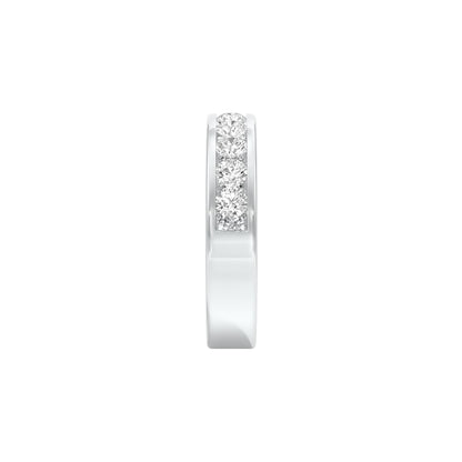 Emilia Circle Diamond Band Ring 18 KT / White Gold / 22