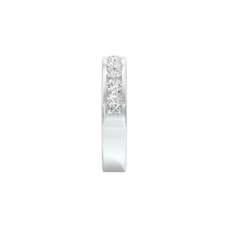 Emilia Circle Diamond Band Ring 18 KT / White Gold / 22