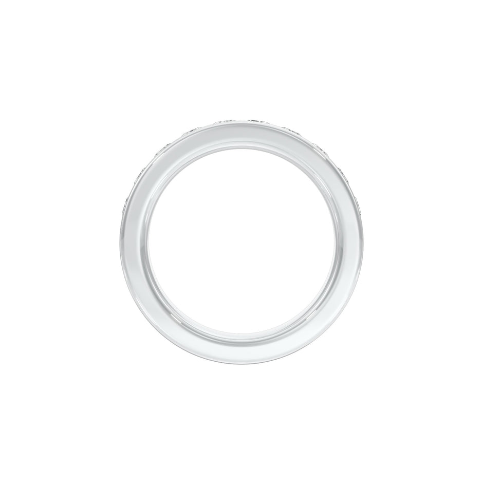 Emilia Circle Diamond Band Ring 18 KT / White Gold / 22