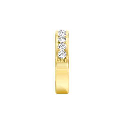 Emilia Circle Diamond Band Ring 18 KT / Yellow Gold / 22
