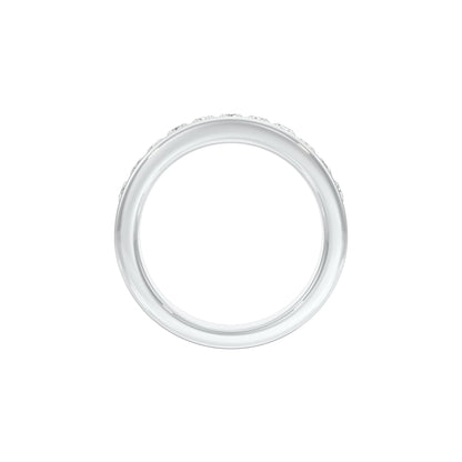 Pear Spark Diamond Band Ring 18 KT / White Gold / 22