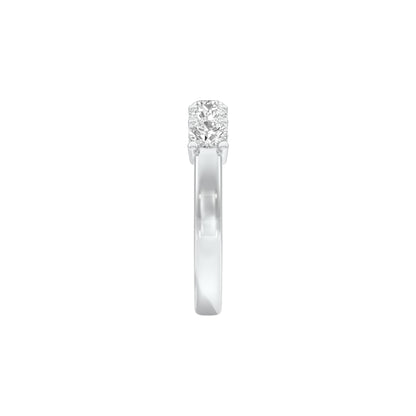 Luna Diamond Band Ring 18 KT / White Gold / 22