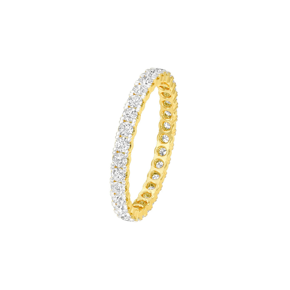Shine Through Diamond Band Ring